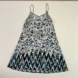 Aeropostale Floral Print Slip Dress Women’s XS Spaghetti Strap Summer Boho